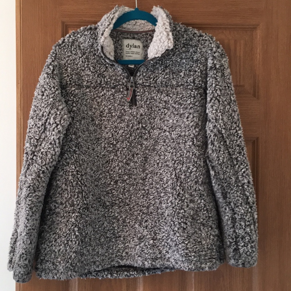 dylan by True Grit Frosty Tipped Pile Pullover